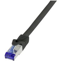 LogiLink C6A113S RJ45 CAT 6a S/FTP 20.00m Schwarz 1St. von Logilink