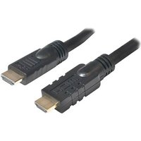 LogiLink HDMI Anschlusskabel HDMI-A Stecker, HDMI-A Stecker 25.00m Schwarz CHA0025 vergoldete Steckk von Logilink