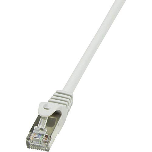 LogiLink CP1072D RJ45 Netzwerkkabel, Patchkabel CAT 5e SF/UTP 5.00m Grau, 3 Stück von Logilink