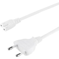 LogiLink CP193W Strom Netzkabel Weiß 5.00 m von Logilink