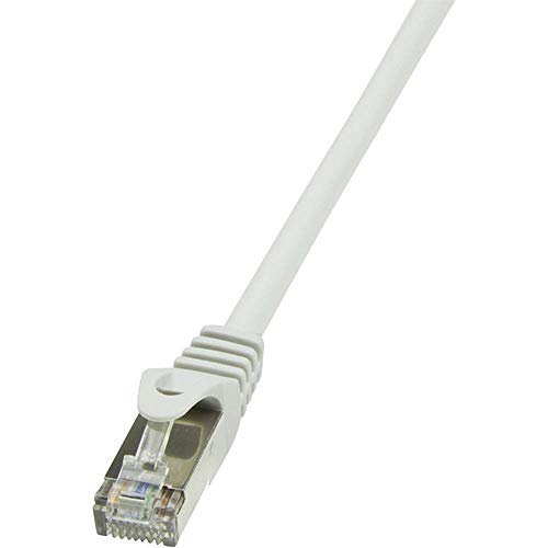 LogiLink CP2082S RJ45 Netzwerkkabel, Patchkabel CAT 6 F/UTP 7.50m Grau mit Rastnasenschutz 1St. von Logilink