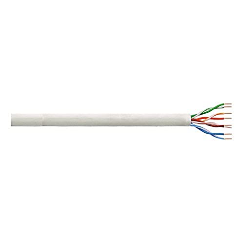 LogiLink CPV0035 Patchkabel Kat.6 CCA U/UTP EconLine aus PVC in grau 100m von Logilink