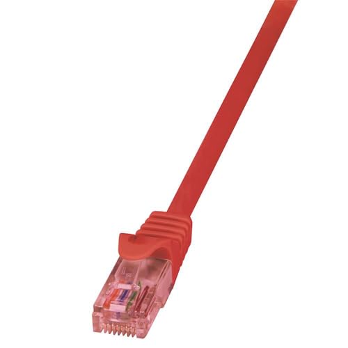 Logilink CQ2014U CAT6 U/UTP Patch Kabel PrimeLine AWG24 LSZH rot 0,25m von Logilink
