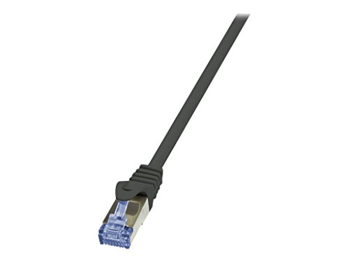 LogiLink CQ4063S Patchkabel Kat.7 600MHz S/FTP in schwarz 3 m von Logilink