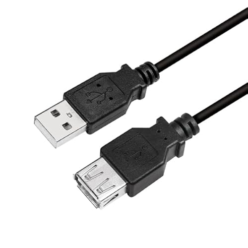 LogiLink CU0011B USB 2.0 Verlängerungskabel USB A Stecker / USB A Buchse, schwarz 3m von Logilink
