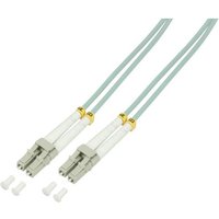 LogiLink FP3LC20 Glasfaser LWL Anschlusskabel [1x LC-Stecker - 1x LC-Stecker] 50/125 µ Multimode OM von Logilink