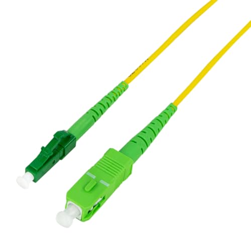 LogiLink FPSLS03 LWL Simplex Patchkabel OS2 SM G.657.A2, SC/APC to LC/APC, 3m von Logilink