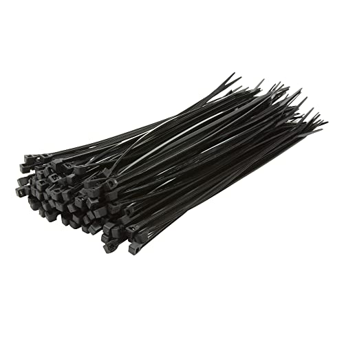 LogiLink KAB0001B - Kabelbinder, PA66, 100 Stk., schwarz, B: 2,5 mm, L: 100 mm von Logilink