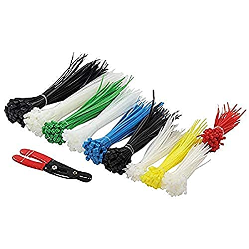 Logilink KAB0019 Kabel Tie Set, 600pcs., 5 Lengths, 1 x Kabel Cutter von Logilink