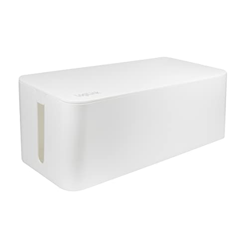 LogiLink KAB0063 - Kabelbox groß (407 x 157 x 133,5 mm), weiß von Logilink