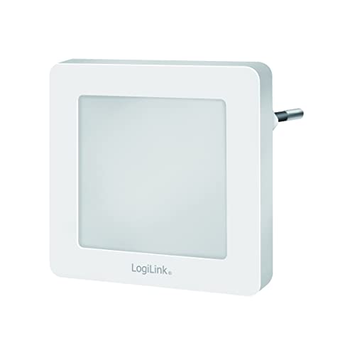 LogiLink LED013 - LED Nachtlicht/Beleuchtung mit Dämmerungssensor und 2 Helligkeitsstufen von Logilink