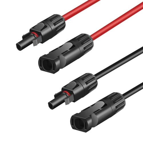 LogiLink PHC0101 - Solar Verlängerungskabel-Set, Photovoltaik Steckverbinder (Stecker/Buchse), Aderquerschnitt: 6 mm², Kupfer, 2 m von Logilink