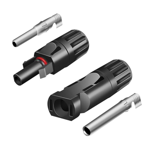 LogiLink PHC0300 - Solarstecker-Set, Photovoltaik Steckverbinder (Stecker/Buchse), für 2,5, 4 & 6 mm² Solarkabel von Logilink
