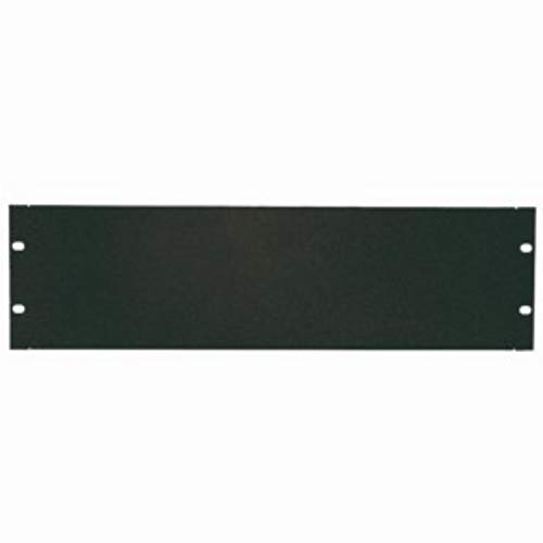 LogiLink PN104B - 19" Geschlossenes Blindpanel 4 HE (Höheneinheit) aus 1.2mm Stahlblech zur Abdeckung von Leerfeldern im 19" Schrank, Schwarz von Logilink