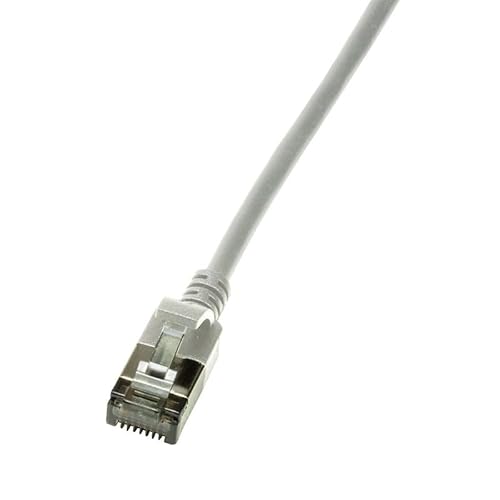 LogiLink Patchkabel CAT6A STP TPE SlimLine grau 3,0m von Logilink