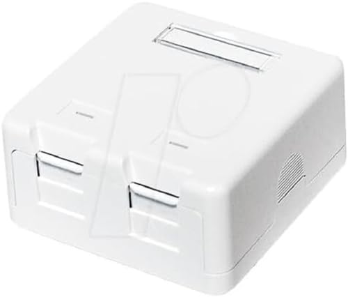 LogiLink Professional NK4032 Aufputzdose für Keystone Module weiß von Logilink