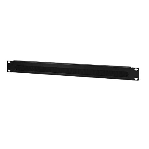 LogiLink Professional ORCEB1B - 19" Kabeldurchführung 1HE, mit Bürsteneinsatz, schwarz von Logilink