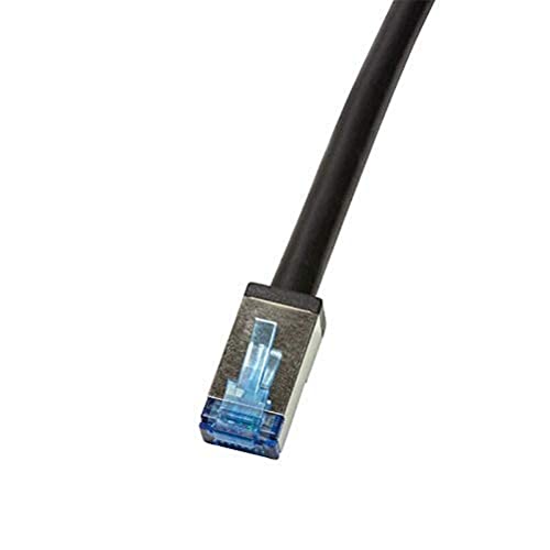 LogiLink Professional - Outdoor Patchkabel Cat.6A, S/FTP, PVC+PE, schwarz, 2m von Logilink