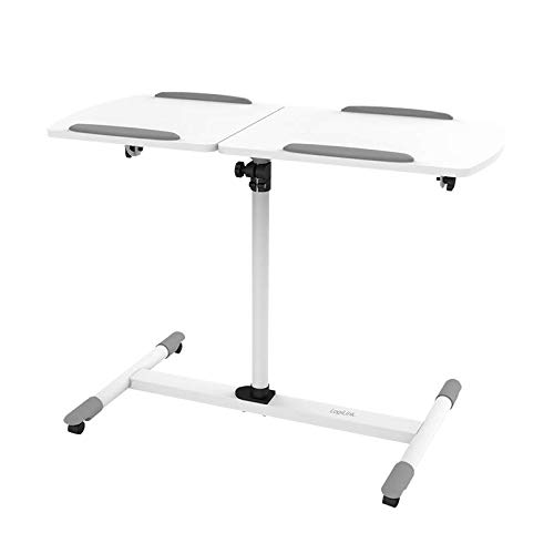 LogiLink Projektor Laptop Wagen Vortragspult Arbeitsplatz höhenverstellbar rollbar weiß von Logilink