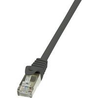 LogiLink RJ45 Netzwerk Anschlusskabel CAT 6 F/UTP 0.50m Schwarz mit Rastnasenschutz LogiLink RJ45 Netzwerk Anschlusskabel CAT 6 F/UTP 0.50m Schwarz mit Rastnasenschutz von Logilink