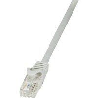 LogiLink RJ45 Netzwerk Anschlusskabel CAT 6 U/UTP 0.50m Grau mit Rastnasenschutz LogiLink RJ45 Netzwerk Anschlusskabel CAT 6 U/UTP 0.50m Grau mit Rastnasenschutz von Logilink
