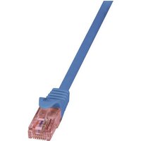 LogiLink RJ45 Netzwerk Anschlusskabel CAT 6 U/UTP 10m Blau Flammwidrig, mit Rastnasenschutz LogiLink RJ45 Netzwerk Anschlusskabel CAT 6 U/UTP 10m Blau Flammwidrig, mit Rastnasenschutz von Logilink
