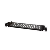 LogiLink SF1 C25B Rack Accessory – Rack Zubehör (Black, 25 kg, 48.3 cm (19), 1U, 1 kg) von Logilink