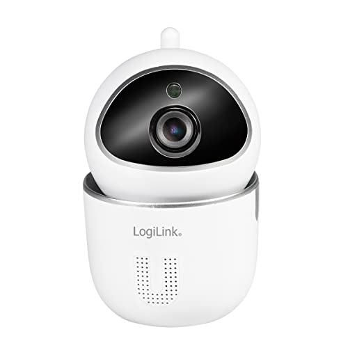 LogiLink SH0117 - Wi-Fi Smart Home IP-Kamera, Schwenk- und neigbar und 2-Wege Audio, über App steuerbar, IP20, Tuya kompatibel, unterstützt Amazon Alexa und Google Home von Logilink