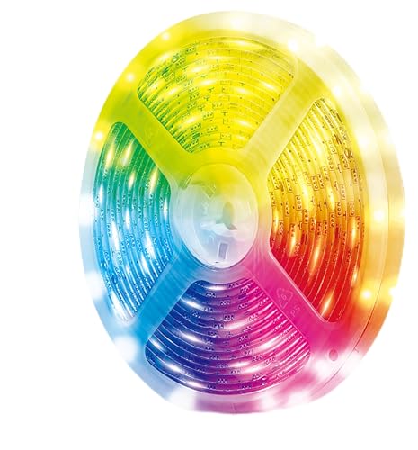 LogiLink SH0128 - Wi-Fi Smart Home RGB+CCT-LED-Band, selbstklebend, 400 lm, Tuya kompatibel, unterstützt Amazon Alexa und Google Home, 5 m LogiLink SH0128 - Wi-Fi Smart Home RGB+CCT-LED-Band, selbstklebend, 400 lm, Tuya kompatibel, unterstützt Amazon Alexa und Google Home, 5 m von Logilink
