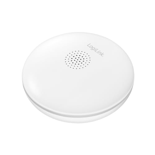 LogiLink SH0134 - Wi-Fi Smart Home Wasserlecksensor mit >75dB Lautstärke und IP67 Schutzklasse (Benachrichtigung auch über APP), Tuya kompatibel von Logilink