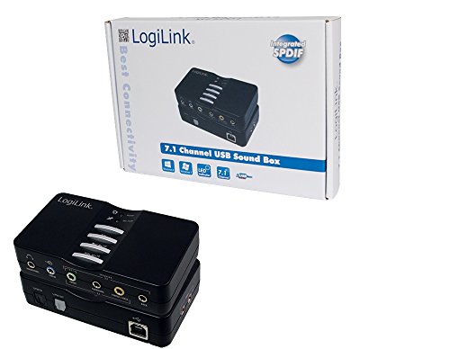 LogiLink Soundkarte USB Sound Box Dolby 7.1 8-Kanal 7.1 Kanal LogiLink Soundkarte USB Sound Box Dolby 7.1 8-Kanal 7.1 Kanal von Logilink
