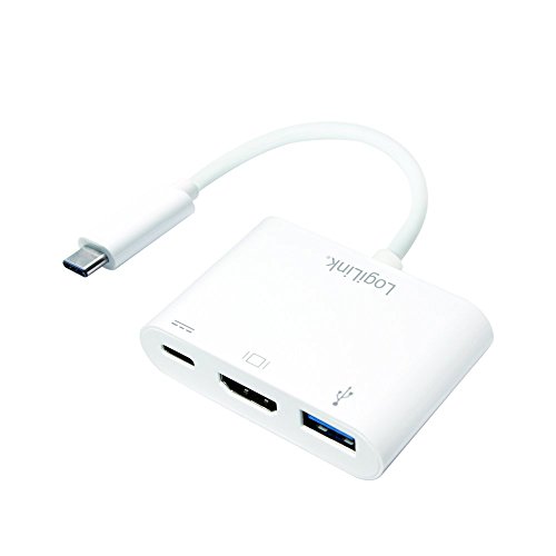 LogiLink UA0258 USB-C auf HDMI Multiport Adapter weiß von Logilink