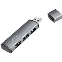 LogiLink UA0395 USB 3.2 Gen 2-Hub mit Aluminiumgehäuse, mit Status-LEDs Spacegrau LogiLink UA0395 USB 3.2 Gen 2-Hub mit Aluminiumgehäuse, mit Status-LEDs Spacegrau von Logilink