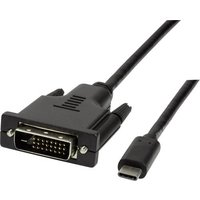 LogiLink USB / DVI Anschlusskabel 3.00m UA0332 Schwarz [1x USB 2.0 Stecker C - 1x DVI-Stecker 24+1po LogiLink USB / DVI Anschlusskabel 3.00m UA0332 Schwarz [1x USB 2.0 Stecker C - 1x DVI-Stecker 24+1po von Logilink
