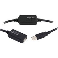 LogiLink USB-Kabel USB 2.0 USB-A Stecker, USB-A Buchse 20.00m Schwarz UA0146 LogiLink USB-Kabel USB 2.0 USB-A Stecker, USB-A Buchse 20.00m Schwarz UA0146 von Logilink