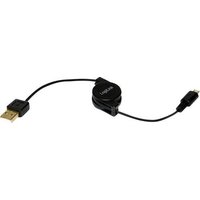 LogiLink USB-Kabel USB 2.0 USB-A Stecker, USB-Micro-B Stecker 0.75m Schwarz inkl. Aufroller CU0090 LogiLink USB-Kabel USB 2.0 USB-A Stecker, USB-Micro-B Stecker 0.75m Schwarz inkl. Aufroller CU0090 von Logilink