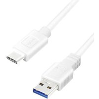 LogiLink USB-Kabel USB 3.2 Gen1 (USB 3.0 / USB 3.1 Gen1) USB-A Stecker, USB-C® Stecker 0.50m Weiß von Logilink