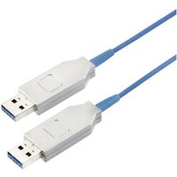 LogiLink USB-Kabel USB 3.2 Gen1 (USB 3.0 / USB 3.1 Gen1) USB-A Stecker, USB-A Stecker 10.00m Blau Ak von Logilink