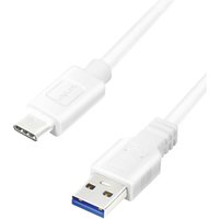 USB-Kabel usb 3.2 Gen1 (usb 3.0 / usb 3.1 Gen1) usb-a Stecker, usb-c® Stecker 0.50 m Weiß - Logilink von Logilink