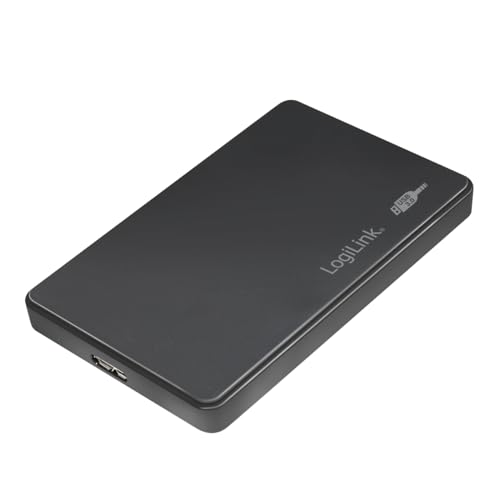 Logilink UA0339 - USB 3.0 HDD Gehäuse für 2,5" (6,35 cm) SATA HDD/SSD, Schwarz von Logilink
