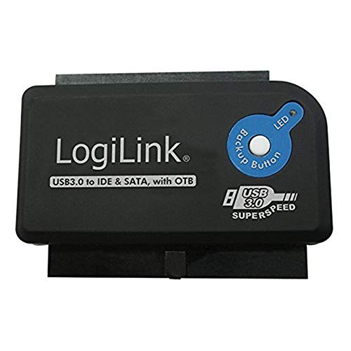 Logilink AU0028A Adapter USB 3.0 zu IDE & SATA mit OTB Funktion von Logilink