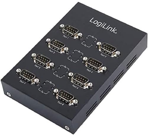 Logilink AU0033 USB Adapter, USB zu 8X Serial von Logilink