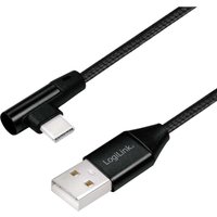 Abgewinkeltes usb c kabel usb 20 max 3a 1m 38760565 38760565 38760565 38760565 38760565 von Logilink