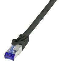 Logilink - C6A023S RJ45 cat 6a s/ftp 0.50 m Schwarz 1 St. von Logilink