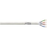 Logilink - CP2100S Netzwerkkabel cat 6 s/ftp 4 x 2 x 0.1 mm² Grau 100 m von Logilink