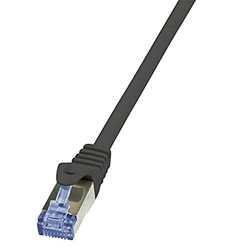 Logilink CQ3083S CAT6A S/FTP Patch Kabel PrimeLine AWG26 PIMF LSZH schwarz 7,50m von Logilink