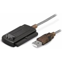 Festplatten Adapter [1x usb 2.0 Stecker a - 1x SATA-Stecker 7pol., IDE-Buchse 40pol., ide-b - Logilink Festplatten Adapter [1x usb 2.0 Stecker a - 1x SATA-Stecker 7pol., IDE-Buchse 40pol., ide-b - Logilink von Logilink