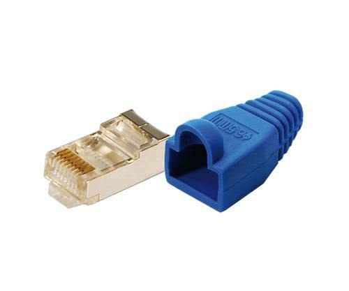 Logilink Modular Plug CAT 5e Kink Predect. Sleeve Blue 100S, MP0014 (Predect. Sleeve Blue 100S.) von Logilink