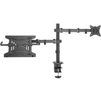 Logilink - Monitorhalterung BP0175 2fach 17–32-Monitore, 10–15,6 Noteb./Tablets von Logilink