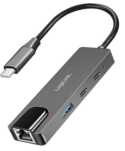 Logilink USB-C Hub UA0432 3Port 2,5G Gigabit Ethernet-Adapter Logilink USB-C Hub UA0432 3Port 2,5G Gigabit Ethernet-Adapter von Logilink